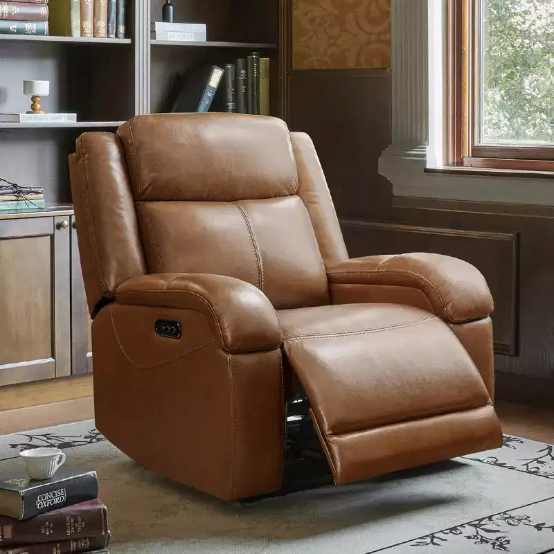 Power Recliner Chair with Power Headrest & Charging Ports