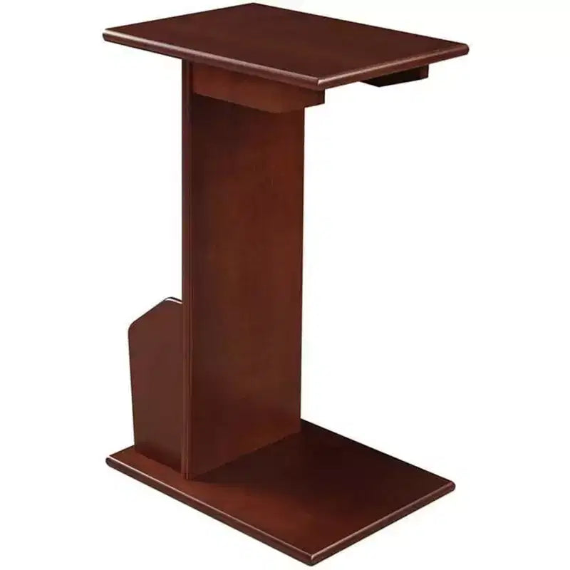 Mesa auxiliar redonda con patas torneadas y acabado negro brillante, perfecta para llaves, bebidas y pequeños accesorios, fácil de montar